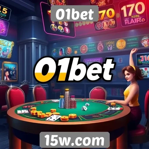 Diversidade de jogos disponíveis na 01bet